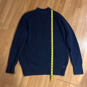 Want Les Essentials Casina Chunky Merino Wool Sweater, blue. Size XS.